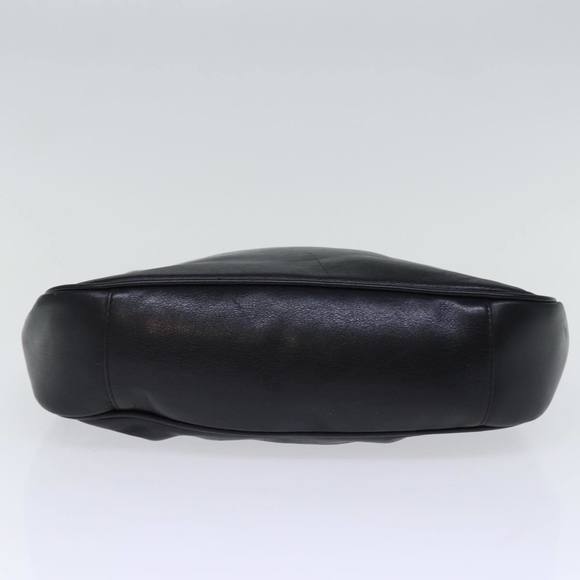 GUCCI Bamboo Hand Bag Leather Black 001 2113 1638 Auth ti1685 - Picture 5 of 16